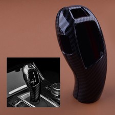 Auto Kohlefaser Stil Schaltknauf Abdeckung Aufkleber passt für BMW X5 E70 X6 E71