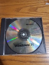 Microsoft Windows 98 Second Edition Installation CD ~ Disc Only No Product Key