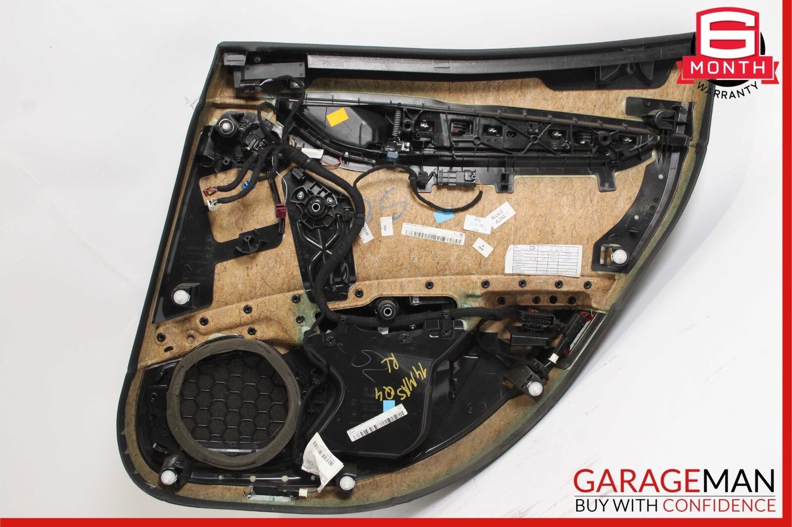 14-17 Maserati Ghibli Rear Left Side Complete Interior Door Panel Cover Black