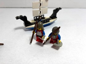 LEGO Castle: King's Oarsmen 6017 (1987) + Viking Voyager 6049 Vintage