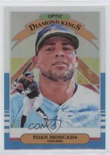 2019 Donruss Optic Diamond Kings Carolina Blue & White Prizm Yoan Moncada #9 n1u