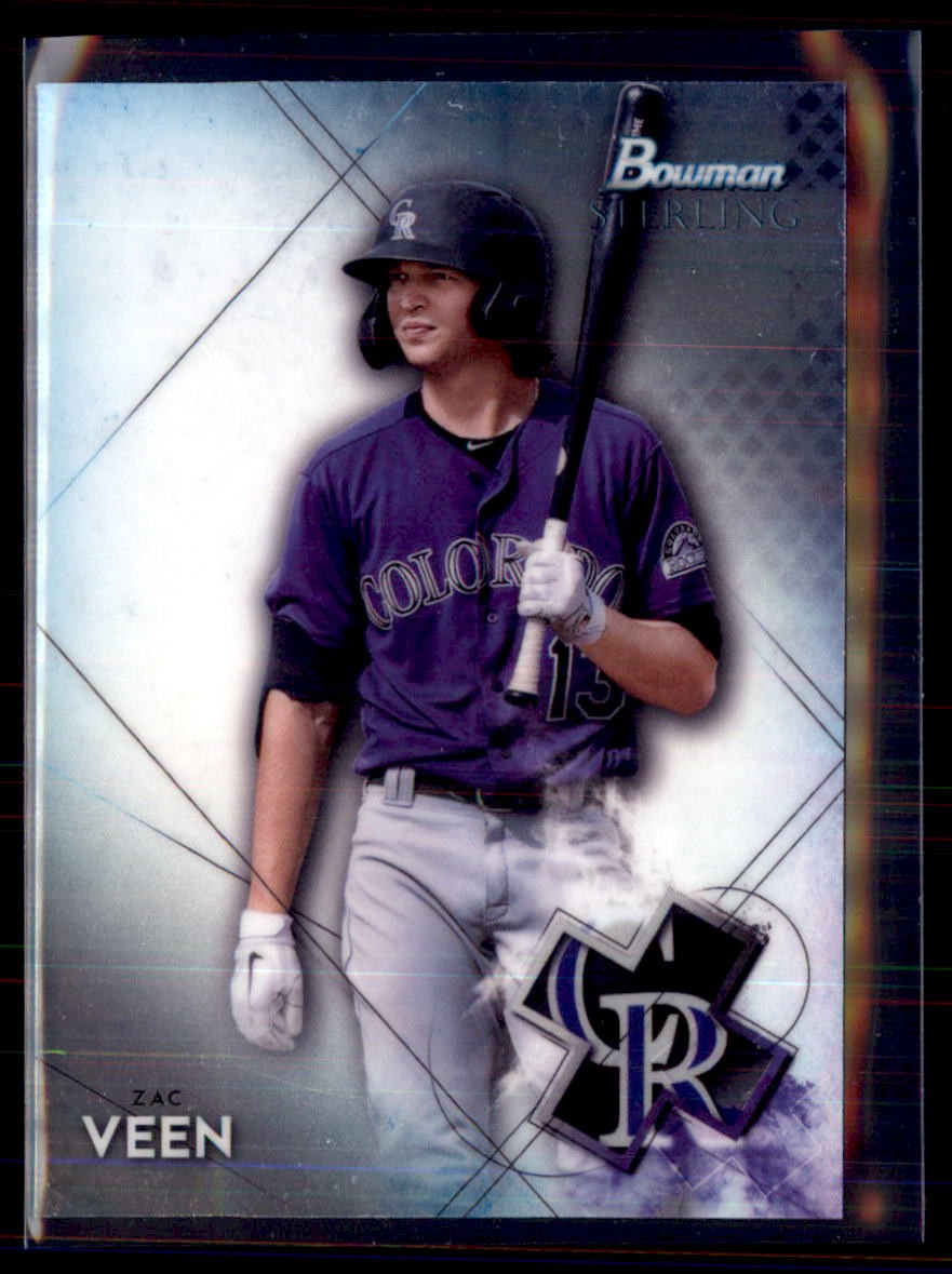 2021 Bowman Sterling Baseball Zac Veen Rockies BSP-44 3 card lot