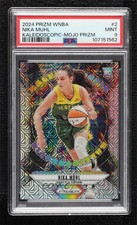 2024 Panini Prizm WNBA Kaleidoscopic Mojo 25/25 Nika Muhl #2 PSA 9 MINT 1fl4