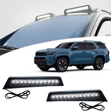 Top Roof LED Light Cap with DRL Fits 2025 2026 Toyota 4Runner Roof Lamp