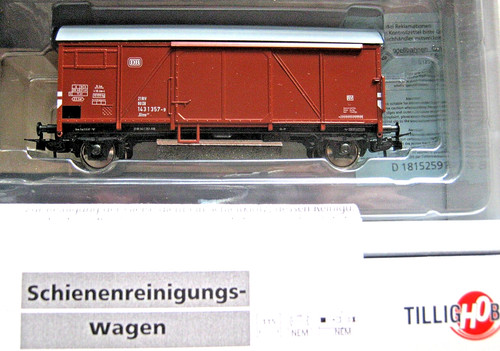 Tillig H0 SCHIENEN-REINIGUNGSWAGEN als ECHTER DB Glms NEU OV 76871 zu Roco 46400 | Condition: Neu