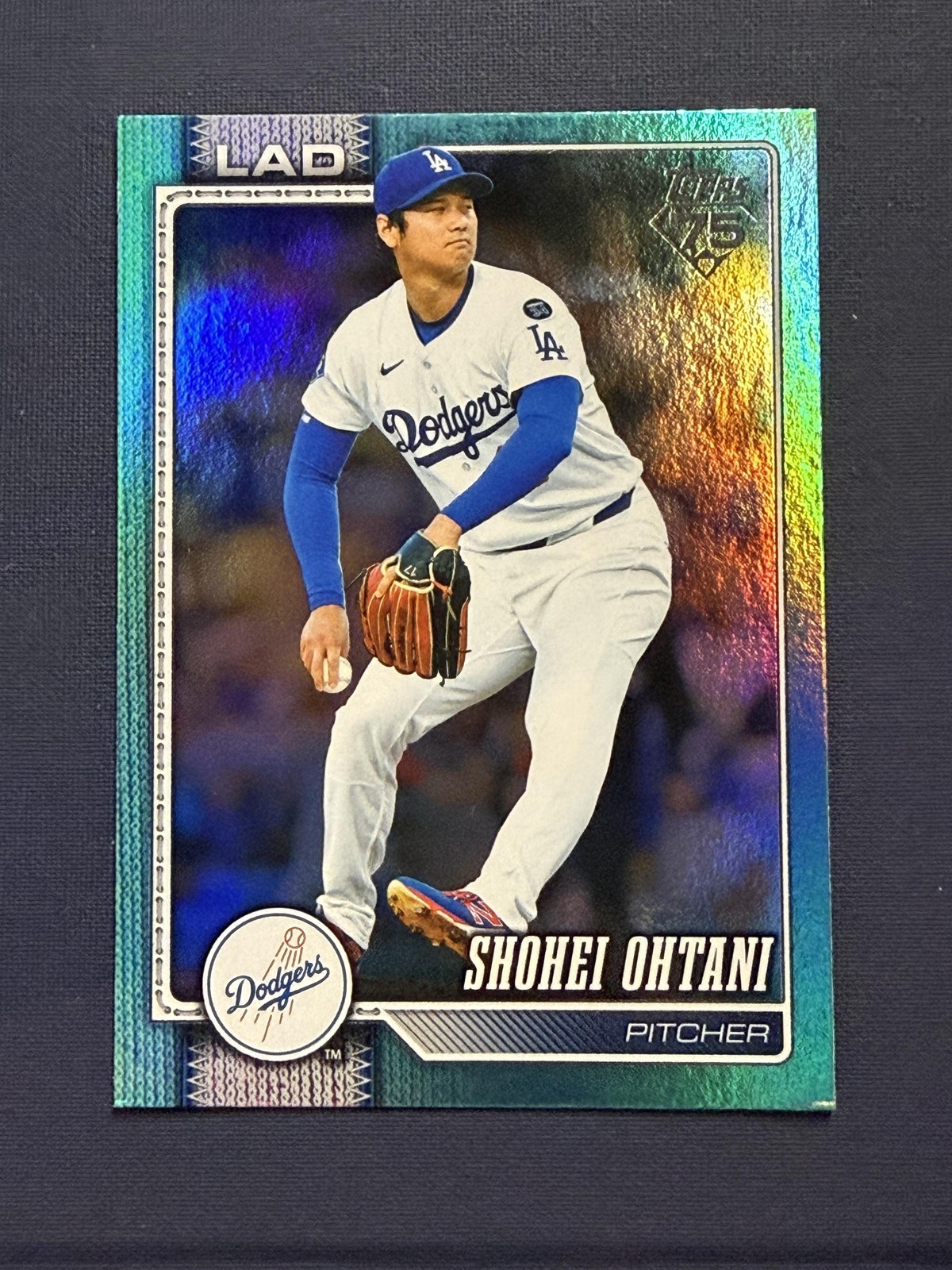 Shohei Ohtani 2026 Topps #500 Aqua Rainbow Foil Los Angeles Dodgers PLEASE READ