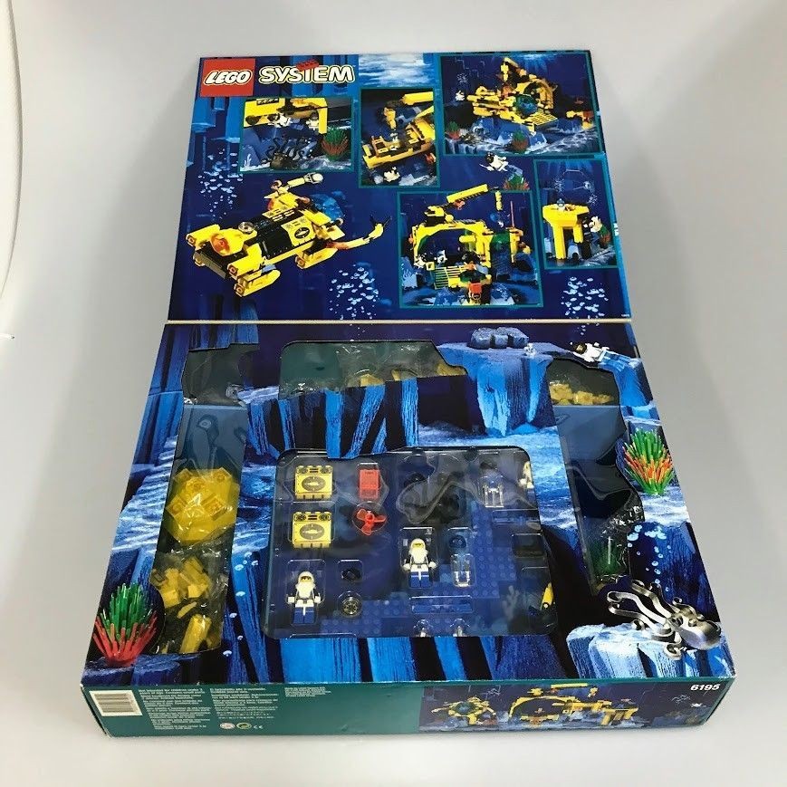 LEGO System Aquazone Neptune Discovery Lab 6195 In 1995 New