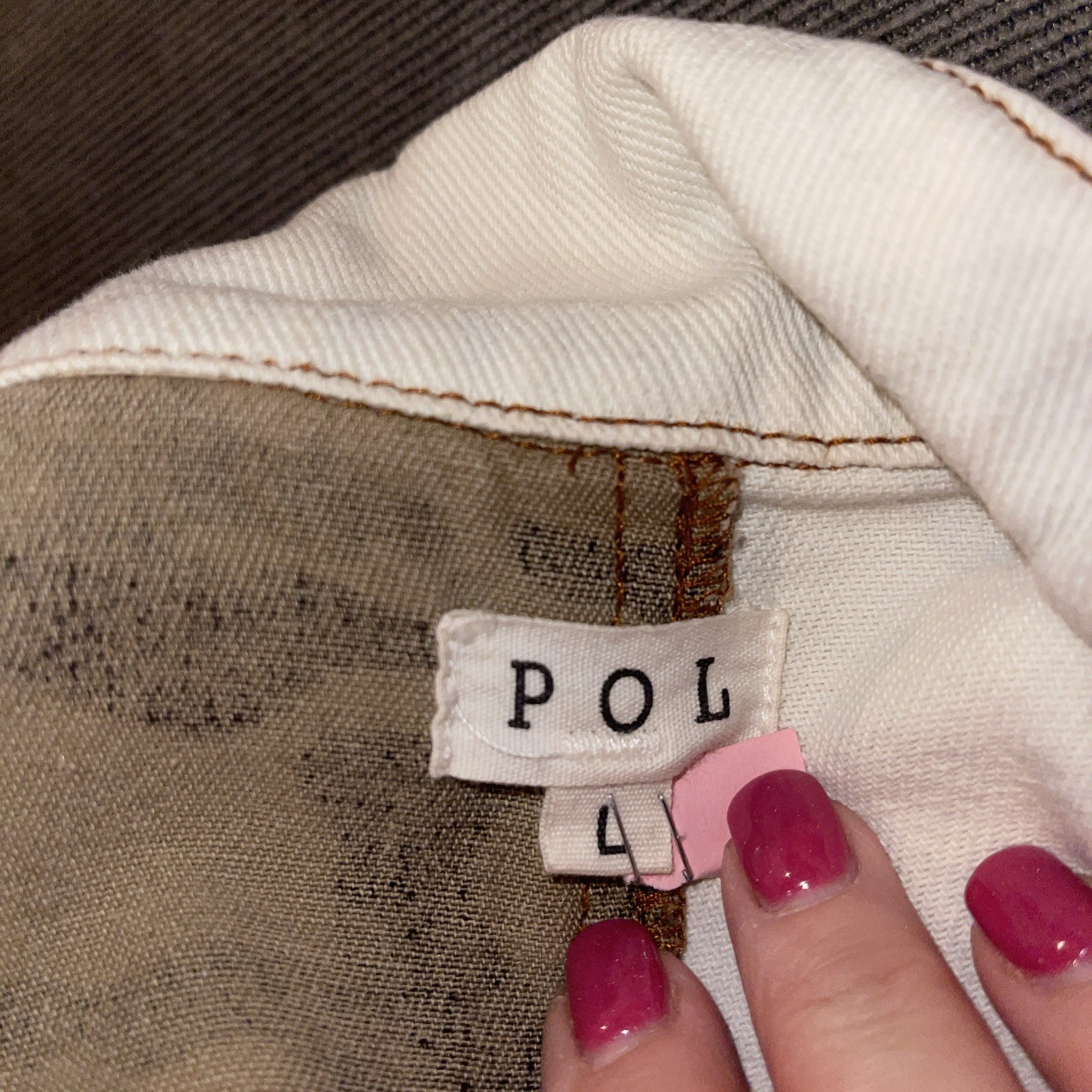 POL Patchwork Corduroy Camo Shacket Oversized Boh… - image 4