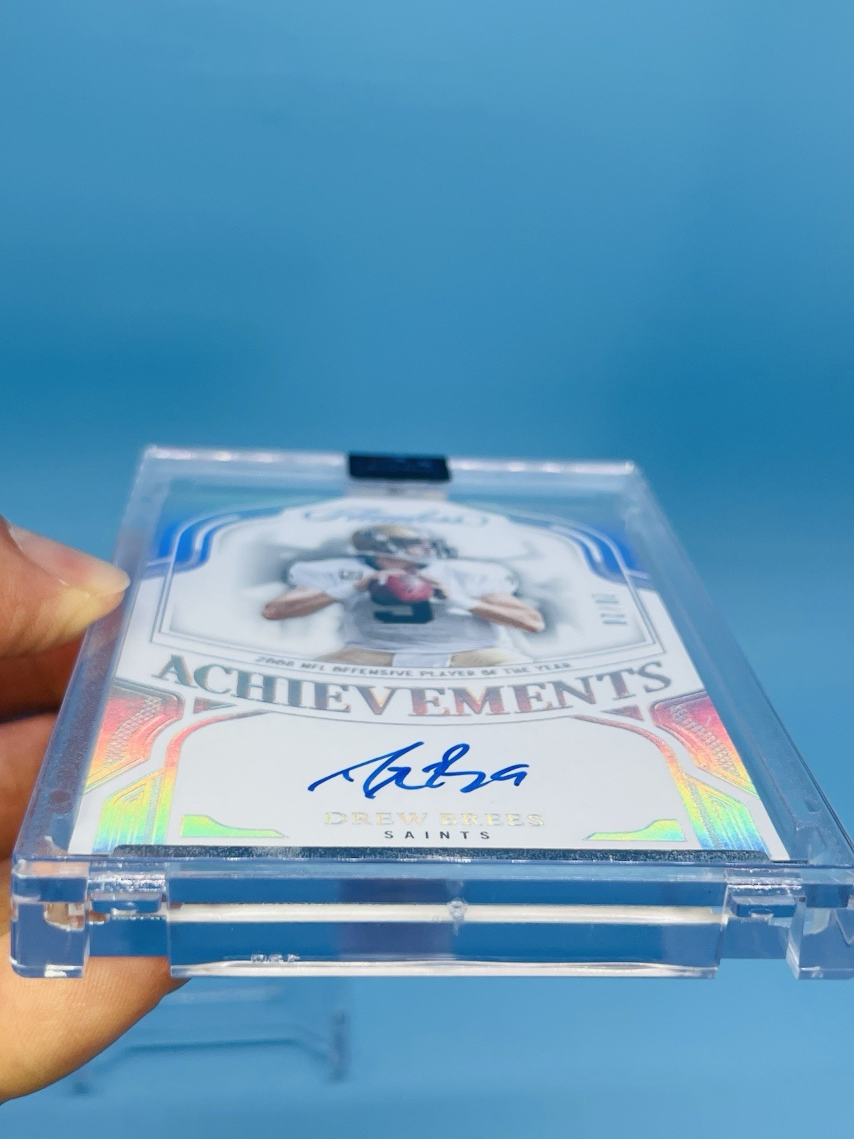 2025 Flawless ~ DREW BREES ~ Achievements 💥 On Card AUTO #'d 20/20 BOOKEND! 🔥 view 11
