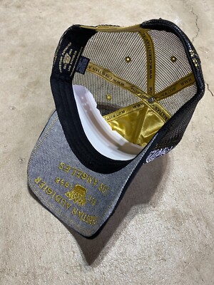 帽子 CHRISTIAN AUDIGIER Christian Audigier COA Black/White Signature Hat Adult One