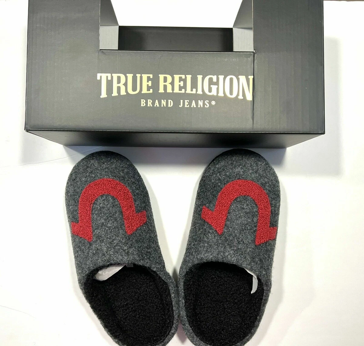 True religion on sale house slippers