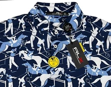 Men's RLX RALPH LAUREN Golf Equestrian Tennis POLO Shirt L Large NWT NEW Soft!