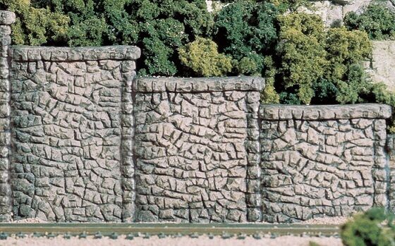 Woodland Scenics HO Scale C1261 Random Stone Retaining Walls for sale online
