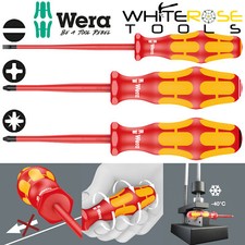 Wera Individual Kraftform Plus VDE Slimline Screwdriver Slotted Phillips Pozi