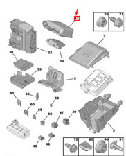Boîte à fusibles de batterie CITRO�N C5 AIRCROSS 9811879680 Neuf d'origine