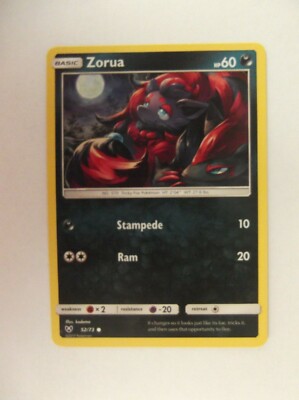 098PK052 - Zorua - 52/73 - Shining Legends - Common | eBay