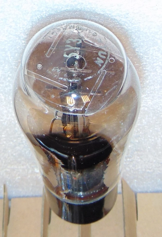 MUNDOS RAROS 5Y3G *NOS TUBO HOLLAND TUNGSRAM 3 AGUJEROS PLACAS PLANAS DELGADAS GZ32 52KU Foto 3 de 4