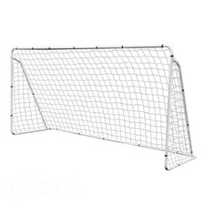12 x 6' Sturdy Soccer Goal Net Steel Frame Football Training Set Backyard