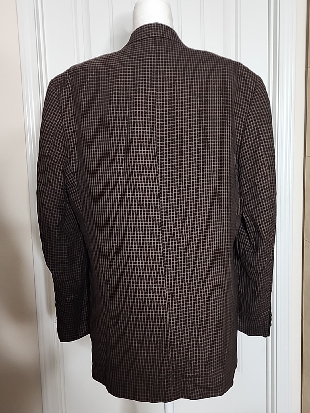 Example Missoni  Men's Two Button Brown Checkered… - image 3