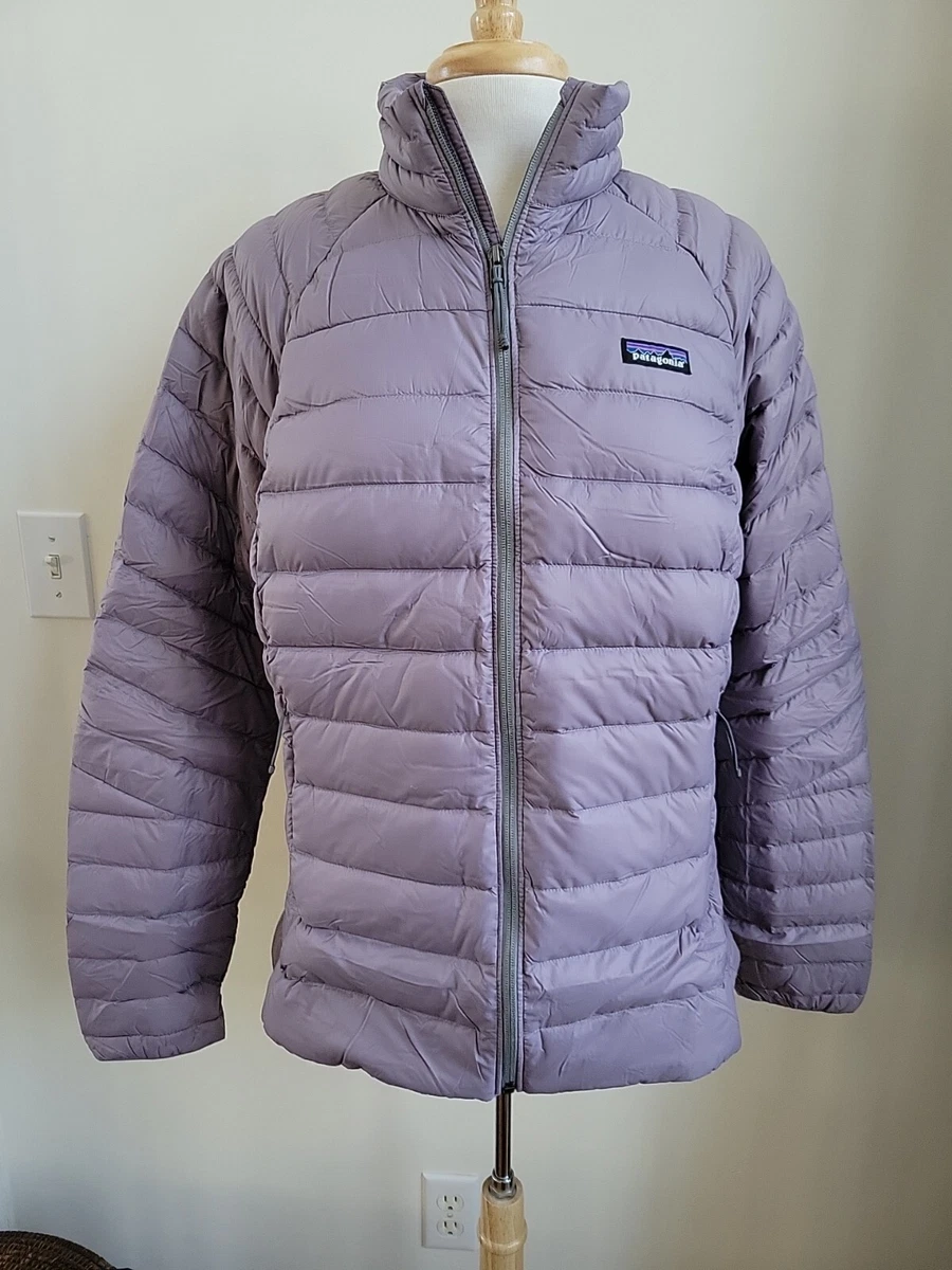 Patagonia Womens XL Down Sweater Jacket. Rustic Purple