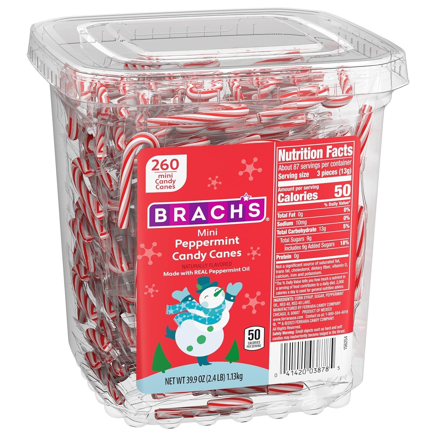 Brach's Mini Candy Canes Tub, 260 Count Free Shipping eBay