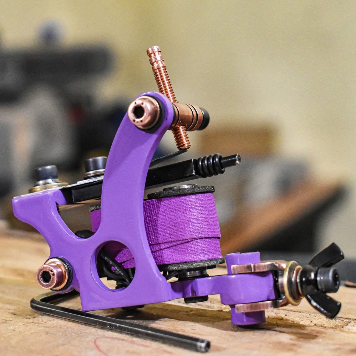 Handmade tattoo machine medium liner 5-14rs, Running 140-145 Hz