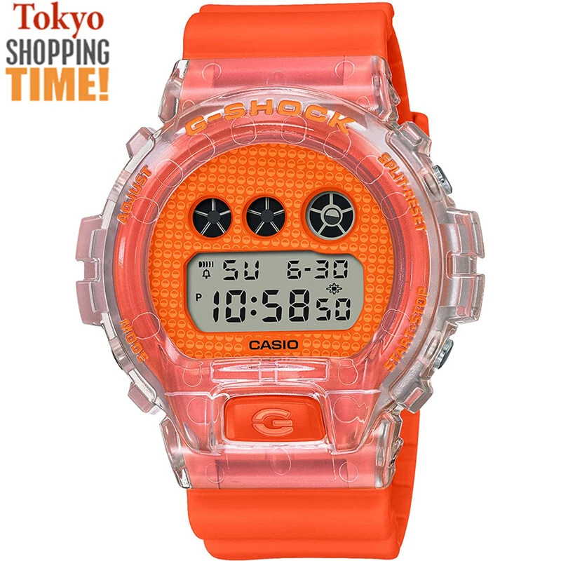 Mens orange shop g shock watch