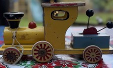 Vintage Large Scale Wooden brio Train Sweden Christmas 11&rsquo; Retro collectable