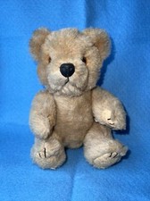 Vintage Articulated Jointed Firm Teddy Bear Tan Pure Wool