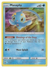Manaphy 25/73 Holo Rare Shining Legends Pokemon Card NM-Mint