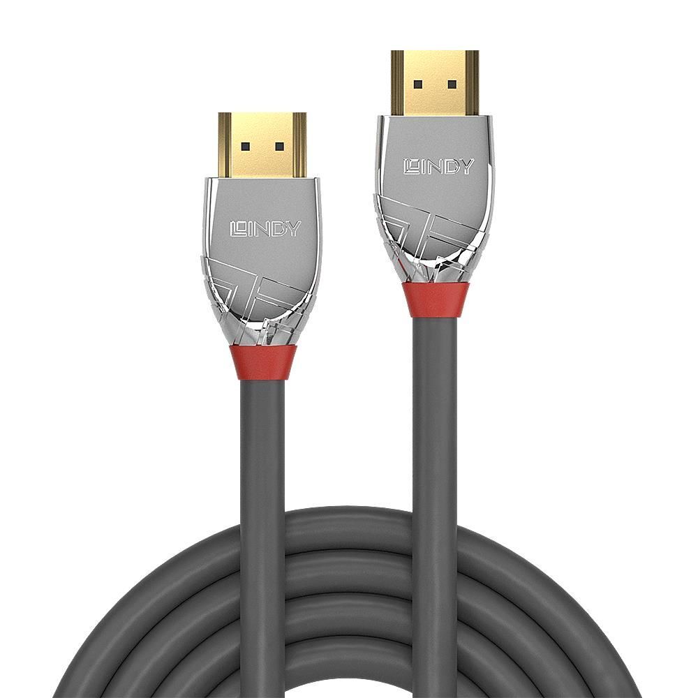 Thumbnail - Lindy 37874 Hdmi-kabel 5 M Hdmi Typ A (standard) Grau, Silber