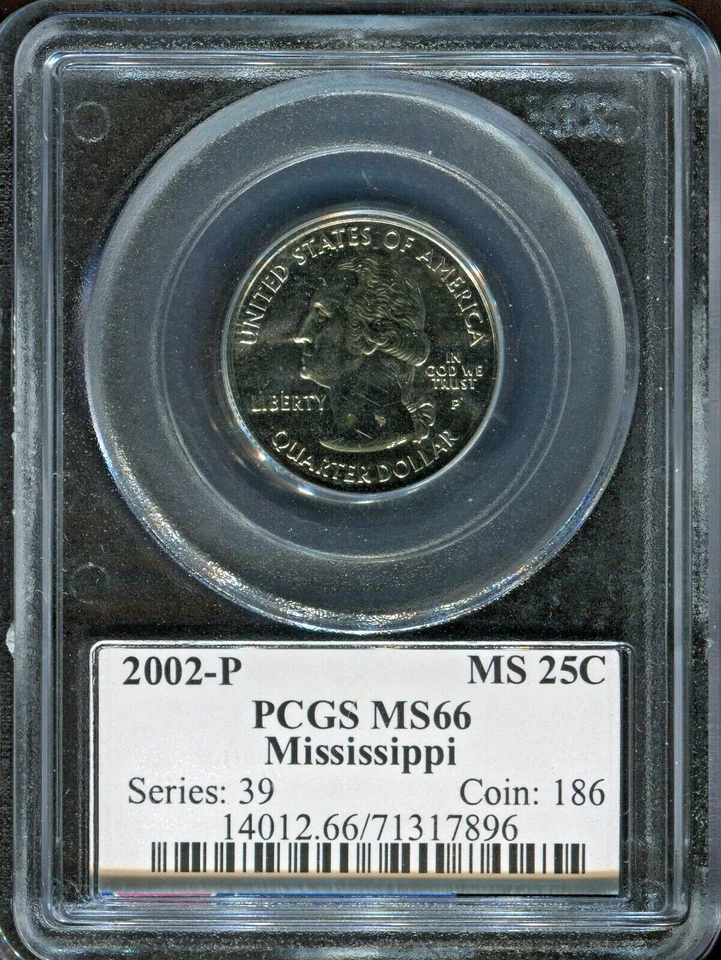 9-Coin Set PCGS Statehood Quarter Flag Label MS66/MS67/PF69DCAM Free Shipping - Image 3 of 4