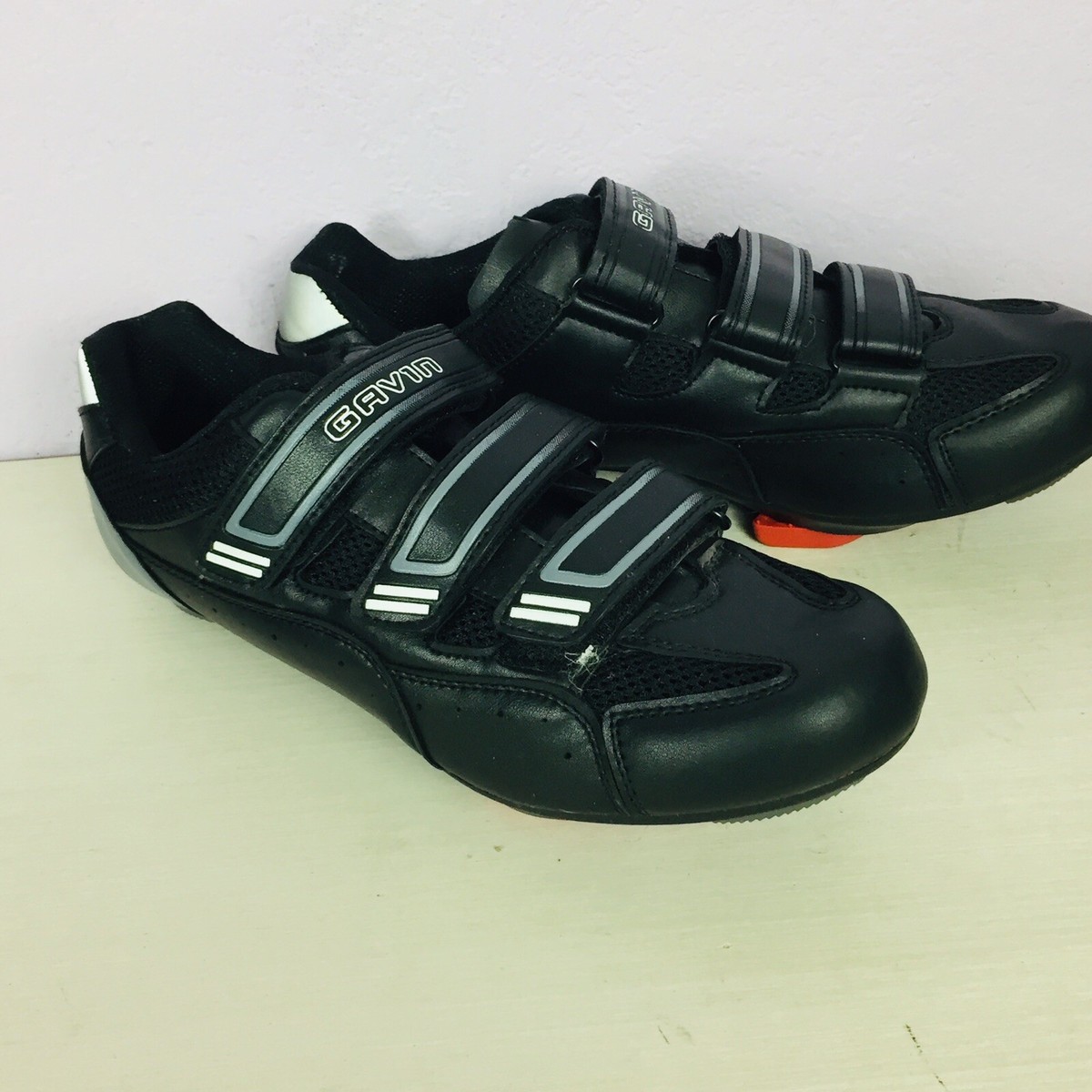 Gavin Spin Shoes GAVIN Men Or Women Black Road Cycling Shoes With - Main Image