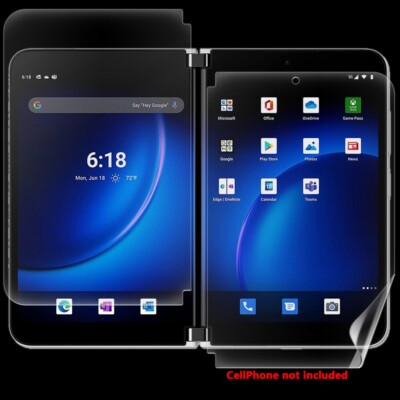 Anti-Bubble Left+Right Soft Pet Screen?Protector for Microsoft Surface Duo 2 5G