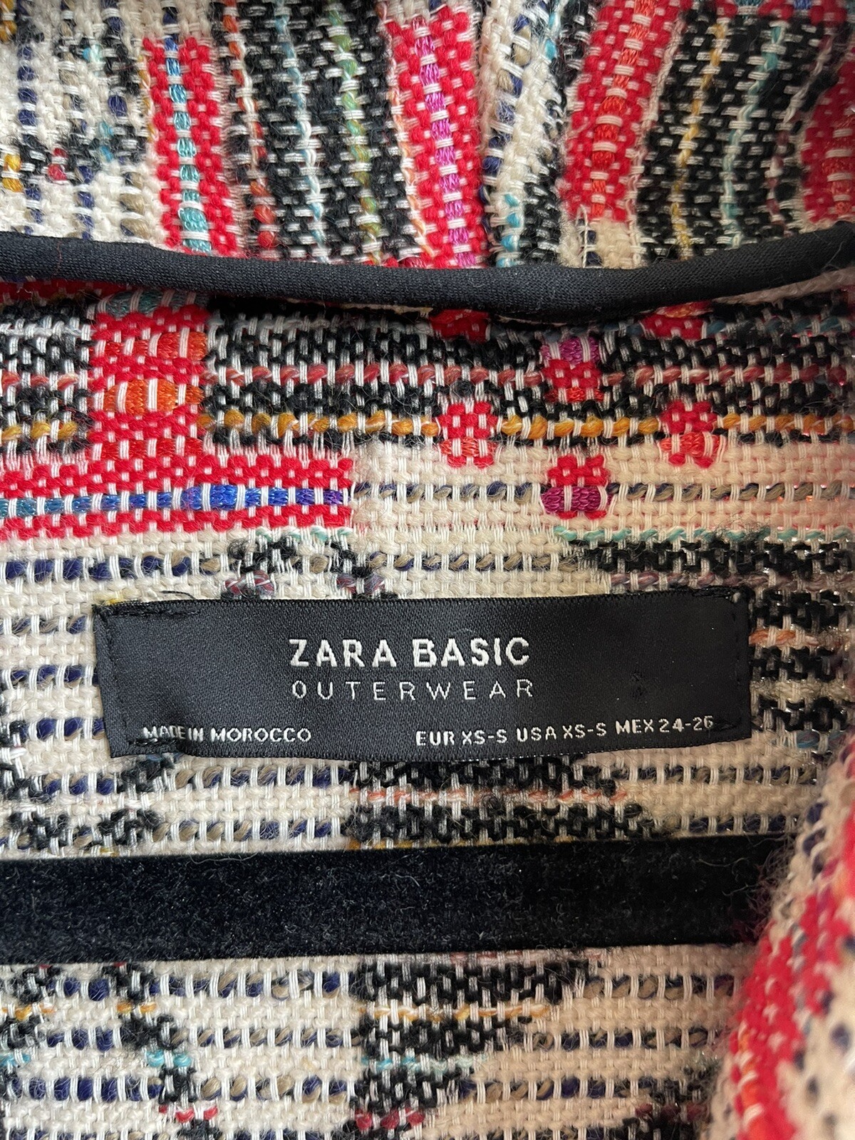Zara Basic Outerwear Jacket Double Long Sleeve Fr… - image 3