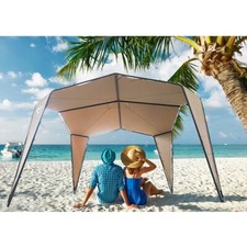 11' X 10' outdoor Beach Tent Canopy Sun Shade for Camping Fishing picnic