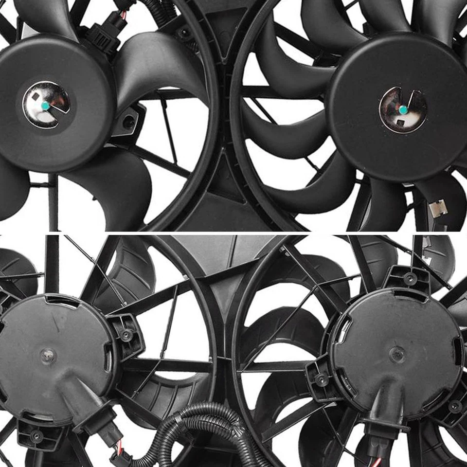 Conjunto de ventilador de refrigeración de radiador doble para Ford Focus 2000-2004 2,0 L 1S4Z8C607AA Foto 3 de 4