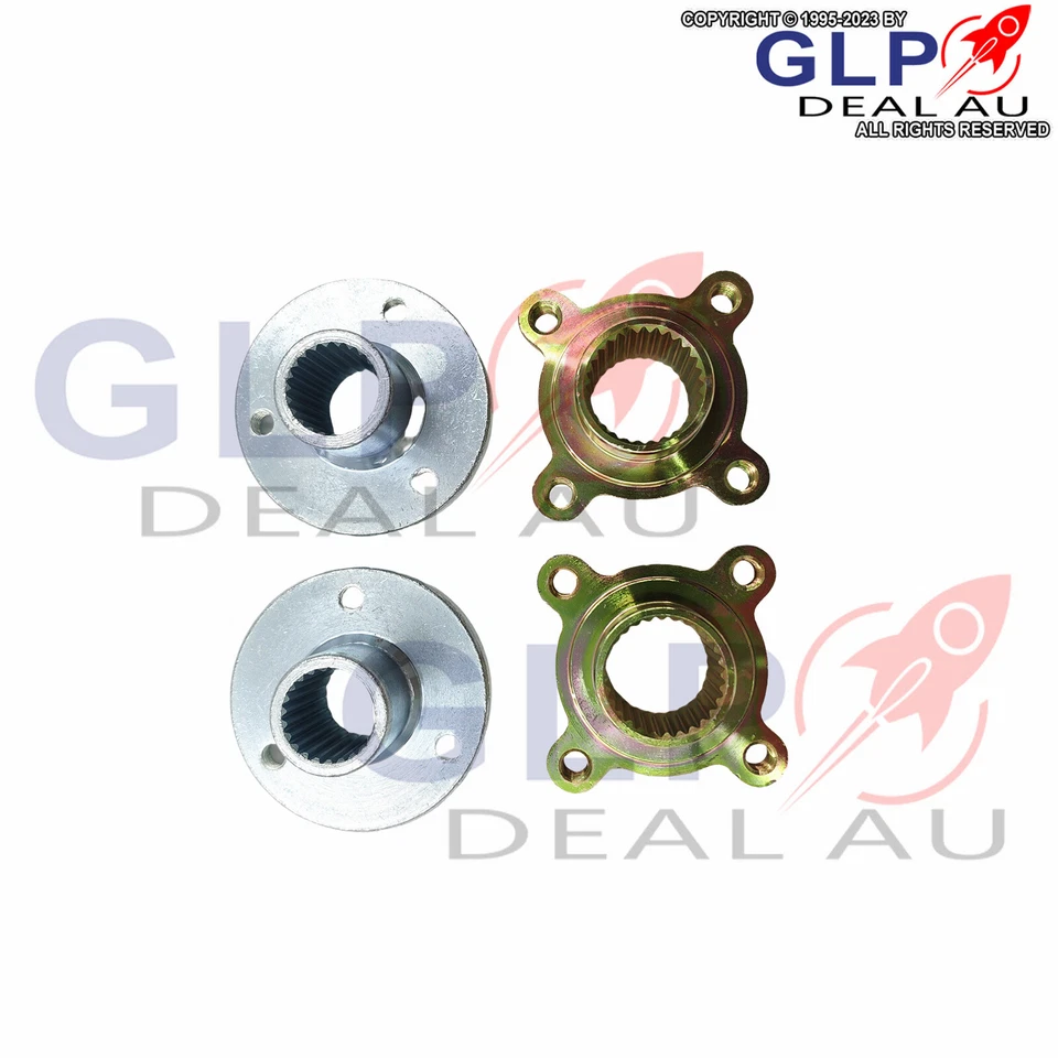 610MM Rear Axle Kit + 428 Sprocket + Bearing + Disc Rotor + Hub for ATV Go Kart - image 4 of 4