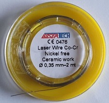 Laserschweissdraht Co-Cr -   2 m auf Rolle in den Stärken Ø 0,35