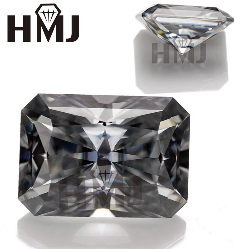 0.5~9ct Radiant Cut Loose Moissanite Stone White D-IJ Color with GRA Certificate - Image 4 of 4