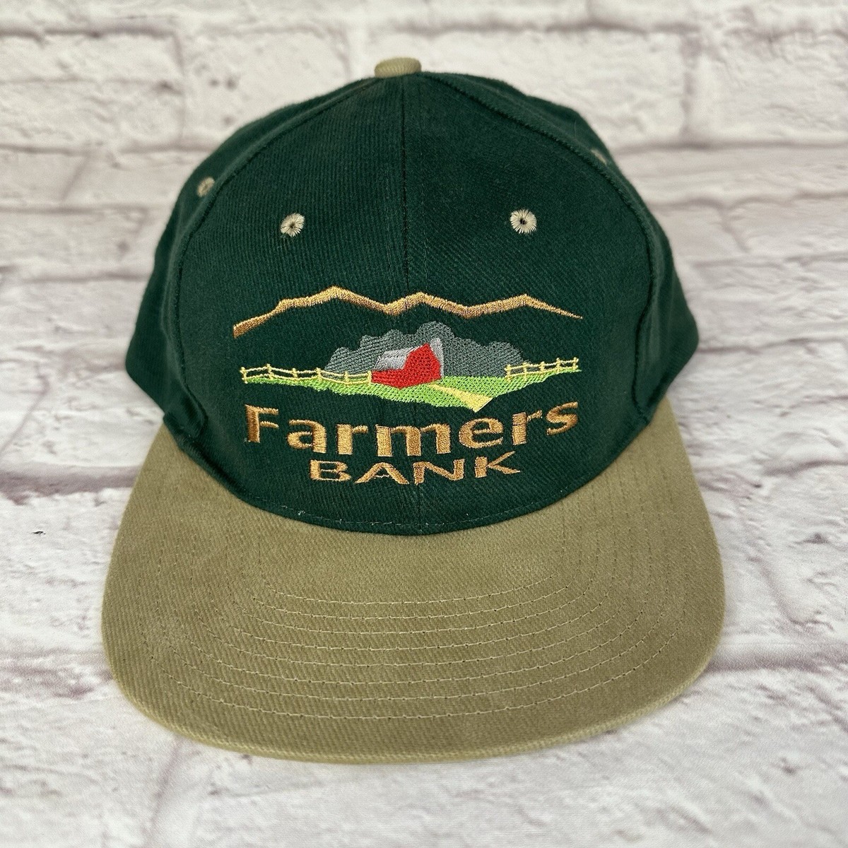Vintage Two-Toned Trucker Hat - Embroidered Baseball Cap - Snapback Adjustable Boat Captain Two-Toned Vintage Hat main image 3