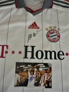 Gerd Müller Trikot + Autogrammkarte Handsigniert ! WM 1974 ...