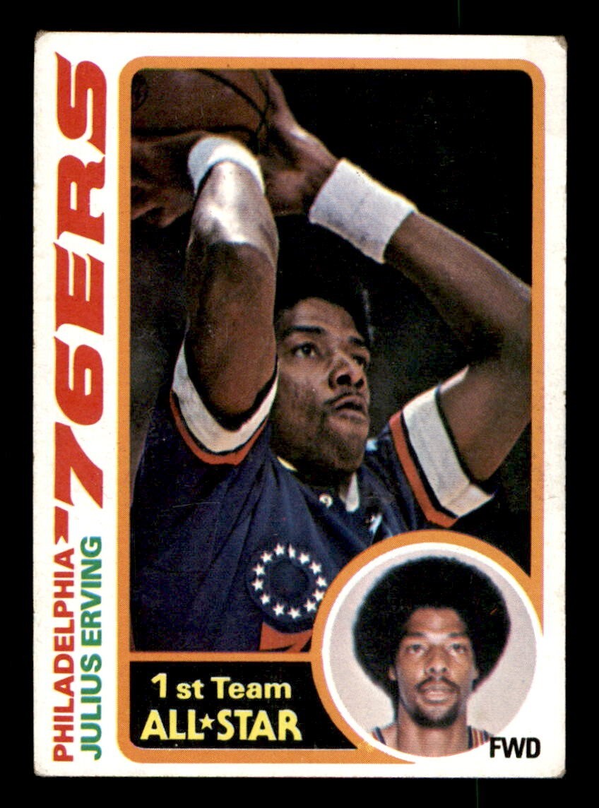 1978 Topps Basketball #130 Julius Erving VG/EX *d2