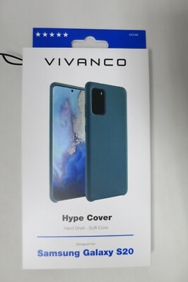 vivanco Hype Cover, Schutzhülle für Samsung Galaxy S20,  Midnight Green
