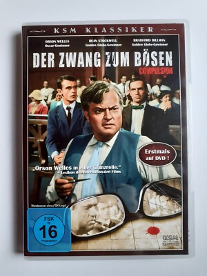 DER ZWANG ZUM BÖSEN Compulsion NEUWERTIG Orson Welles KSM Klassiker
