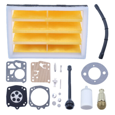 #ad Air Filter Fuel Oil Line Carburetor Repair Kit For Husqvarna 268 261 262XP 394XP $11.99