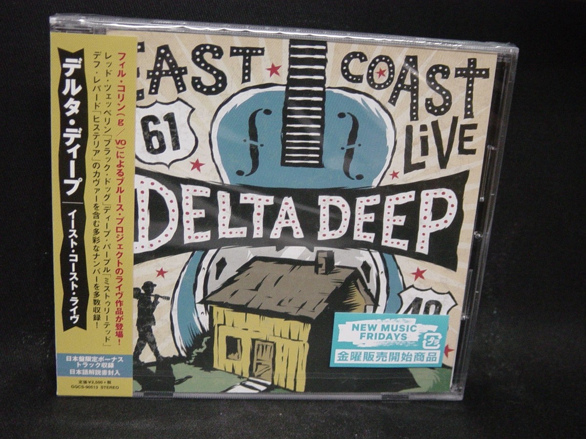 中古CD THE SOUND OF THE DELTA DELTA DEEP East Coast Live + 1 JAPAN CD Def Leppard Stone Temple
