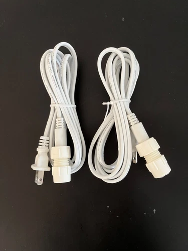 TWO.     2-Wire 1/2" Rope Light 6' Power Cords