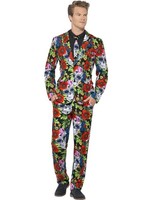 Mens Day Of The Dead Suit Stand Out Fancy Dress Costume Halloween Outfit Mens Day Of The Dead Suit Stand Out Fancy Dress Costume Halloween Outfit