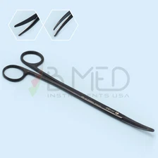 Gorney-Freeman Supercut Facelift Scissors 8" Curved Titanium Coated Rhinoplasty 